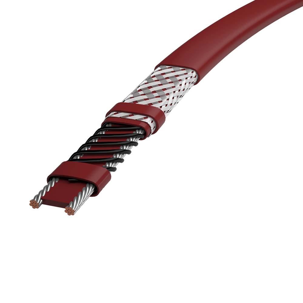 nVent RAYCHEM KTV self-regulating heating cable. Colour dark red