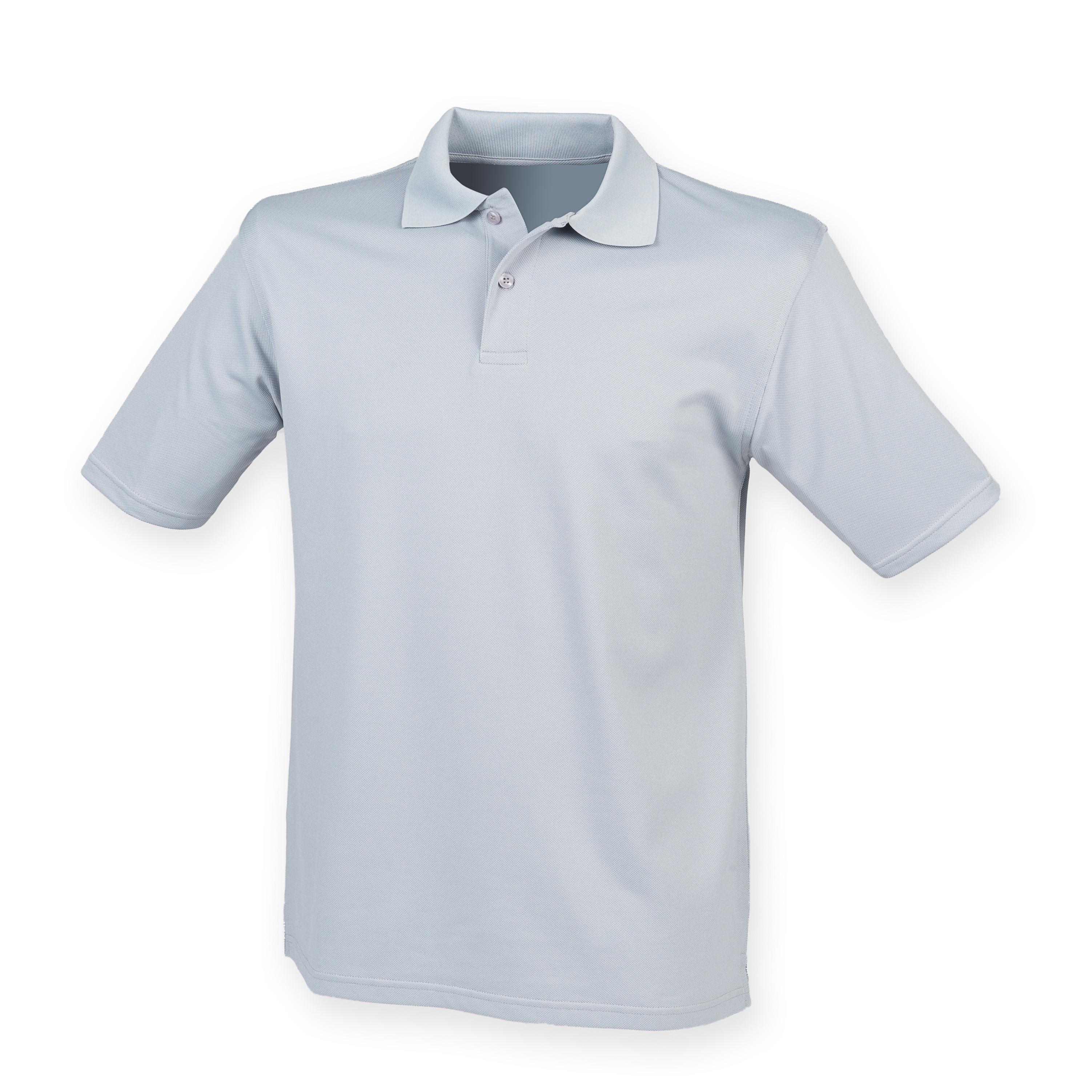 H475 Henbury Coolplus® Polo Shirt silver