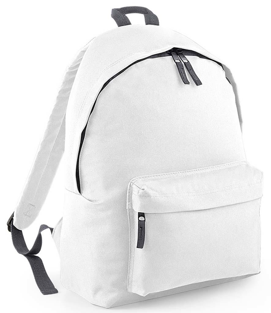 BG125 BagBase Original Fashion Backpack white grey