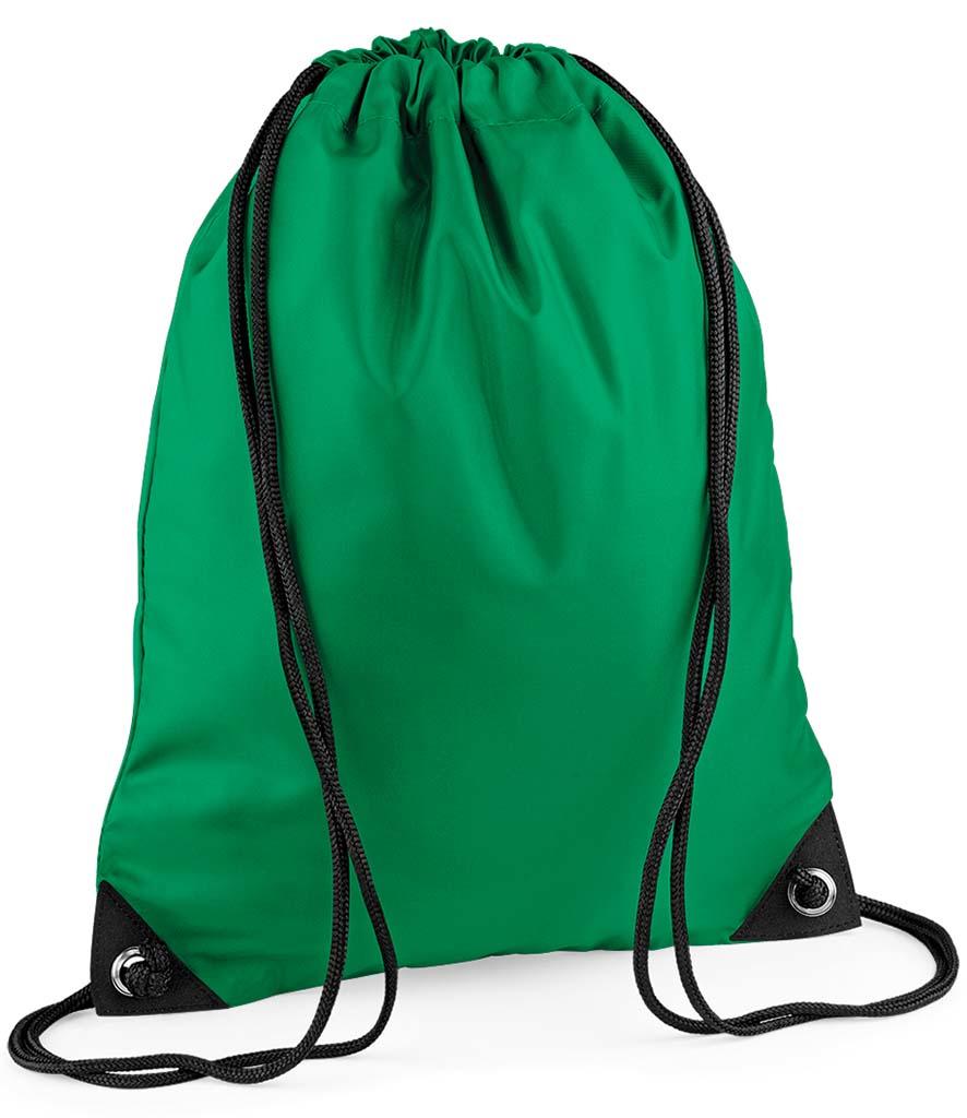 BG10 BagBase Premium Gymsac kelly green