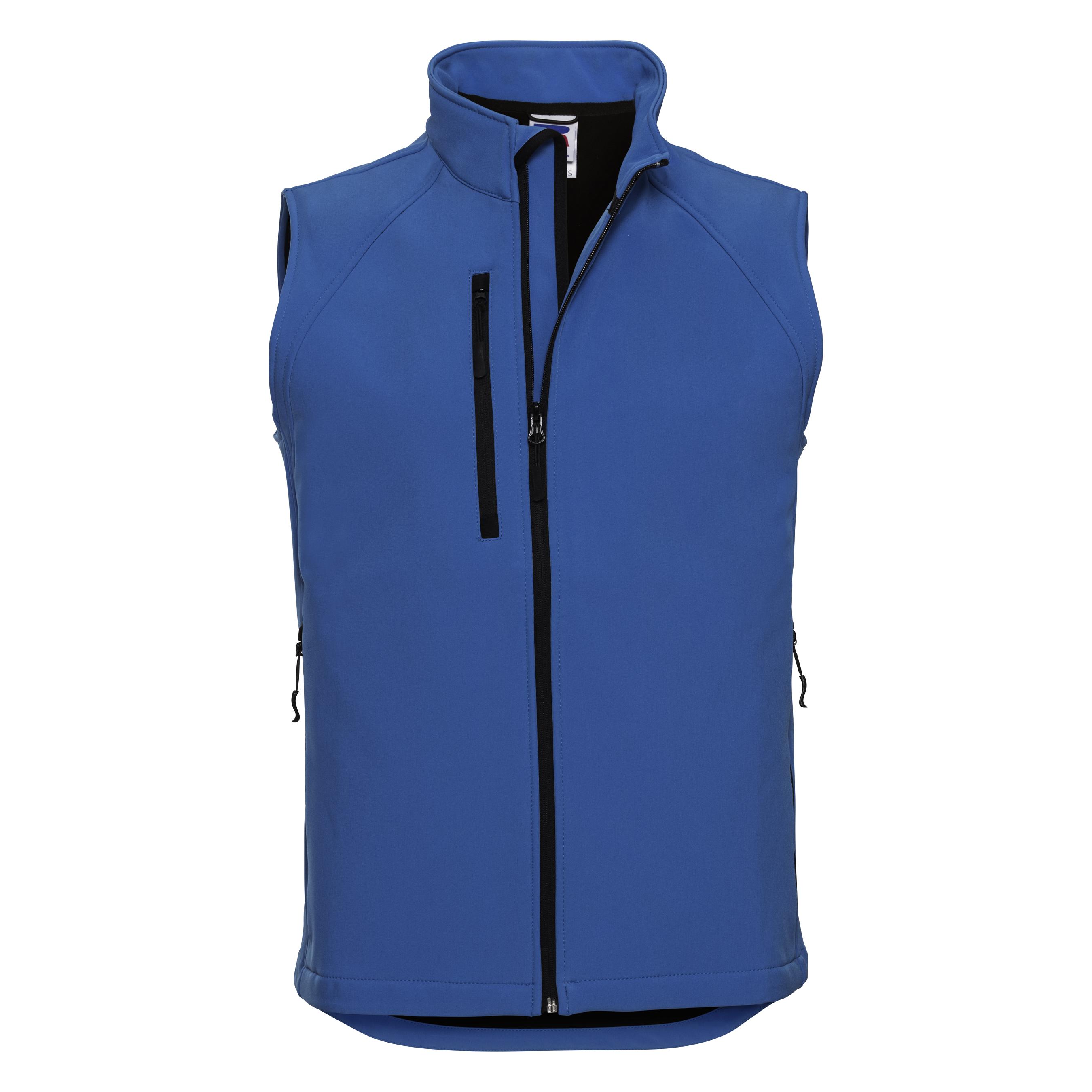 141M Russell Soft Shell Gilet Azure blue