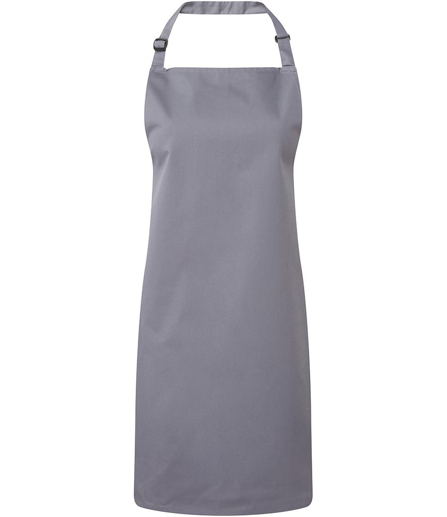 PR150 Premier Colours Bib Apron steel