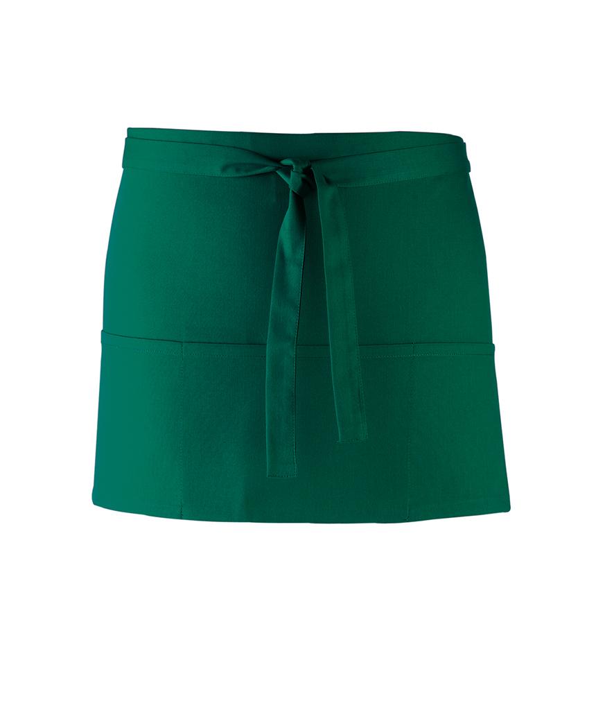 PR155 Premier Colours 3-Pocket Apron bottle green