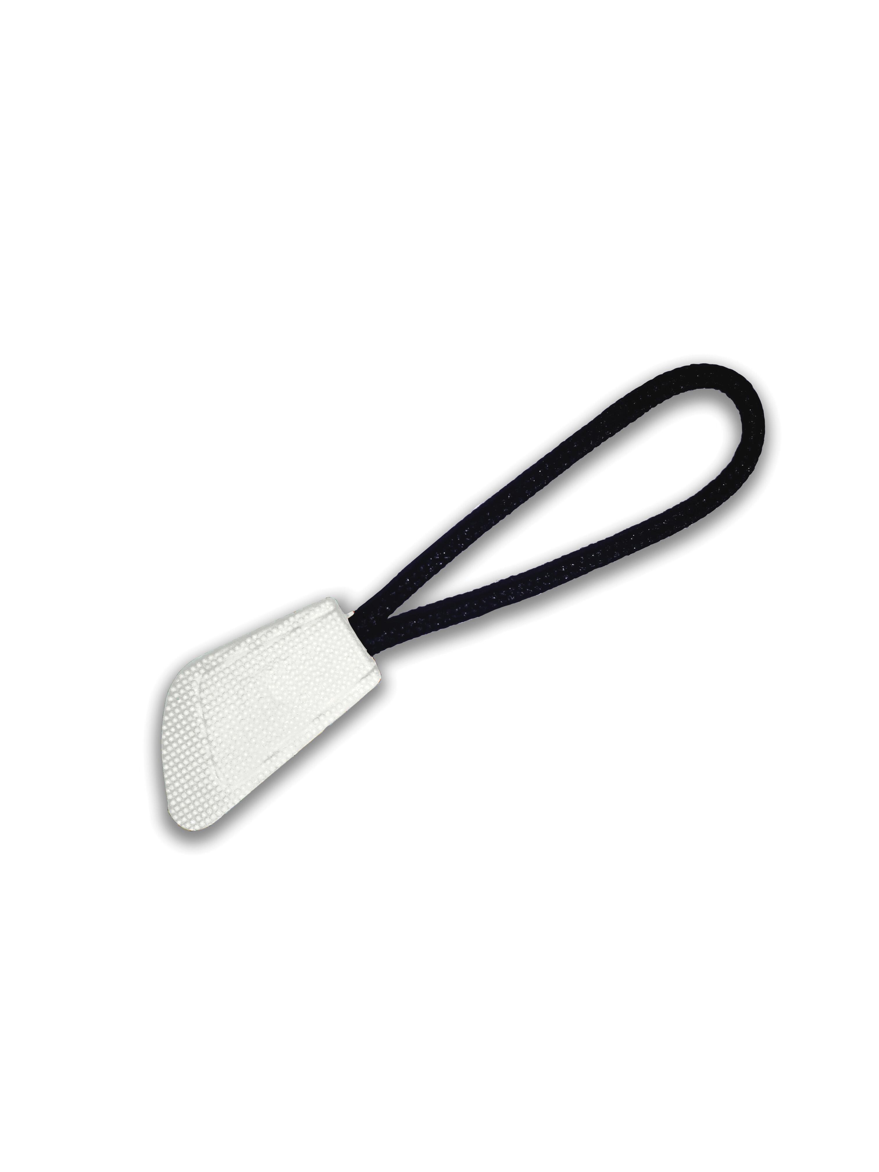 Pack of changeable zip pulls white