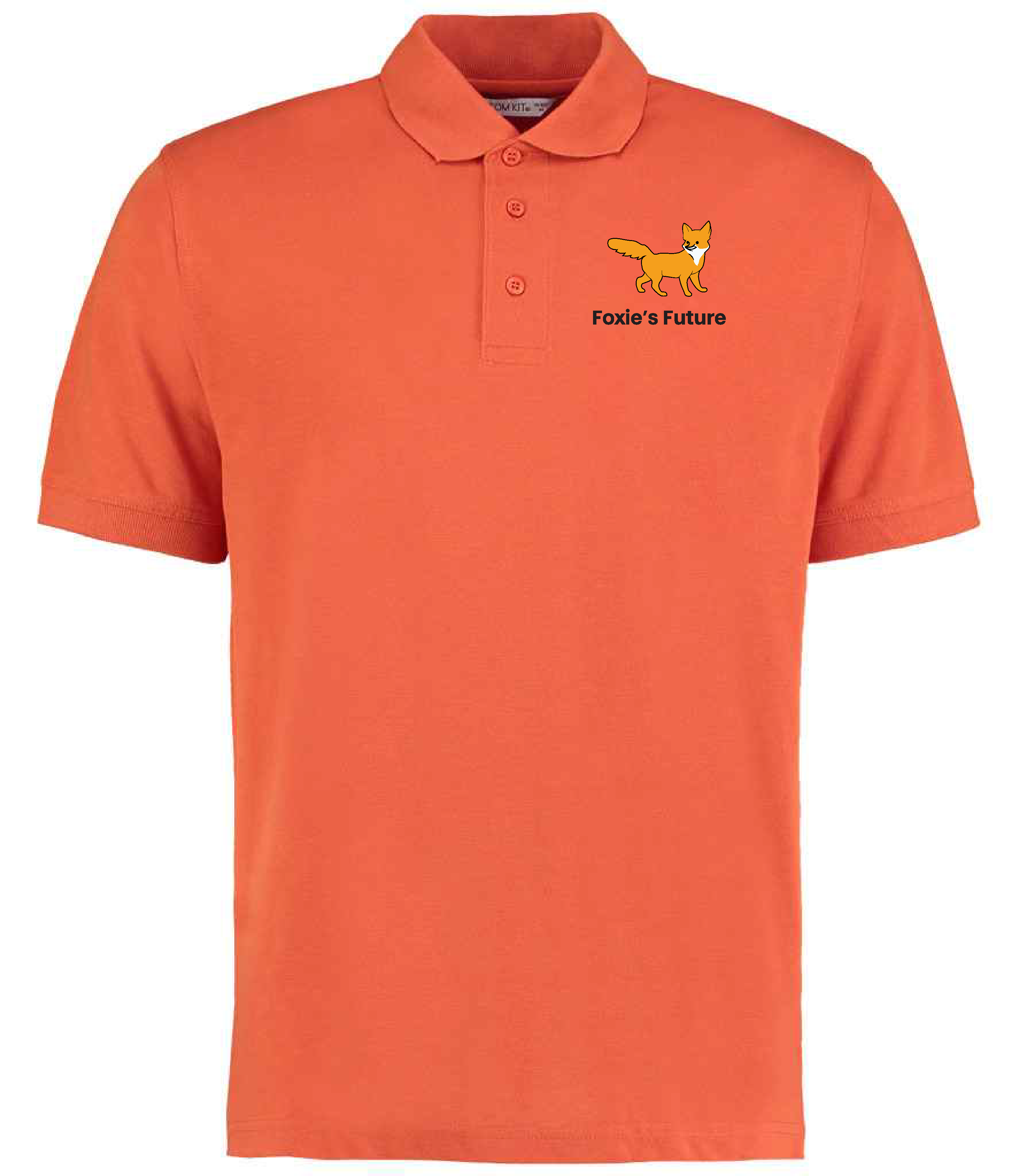 Clubs and Teams Foxie s Future Kustom Kit K403 Burnt Orange Polo Shirt
