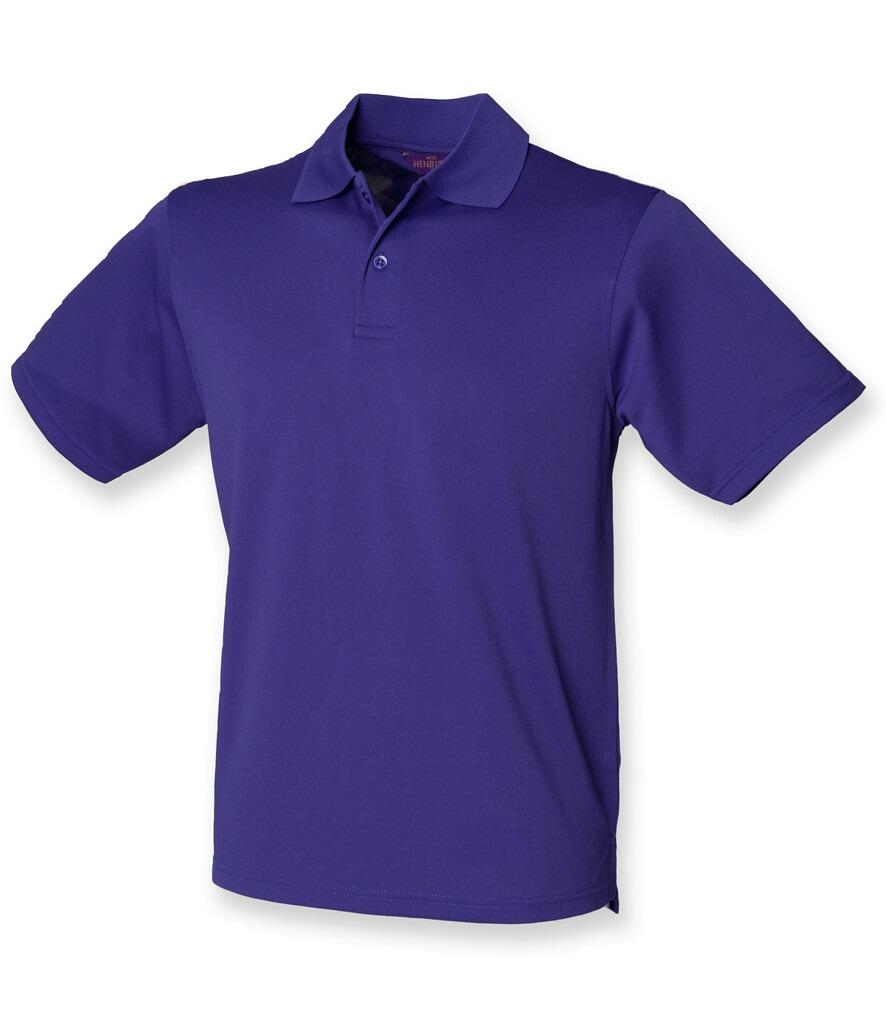 H475 Cool plus Polo Shirt bright purple