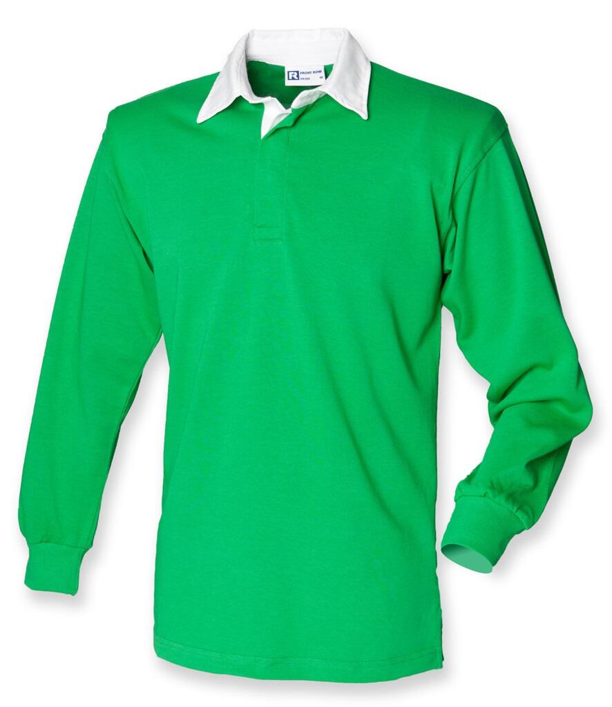 FR100 Front Row Classic Rugby Shirt bright green