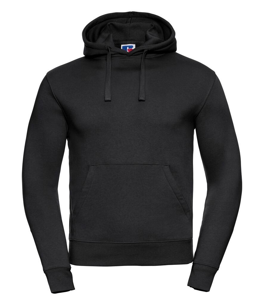265M Russell Authentic Hooded Sweatshirt black