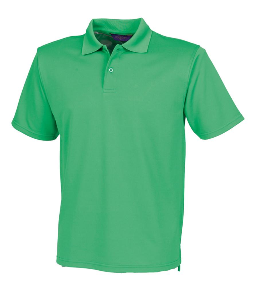 H475 Henbury Ultimate performance wicking polo can be embroidered with ...