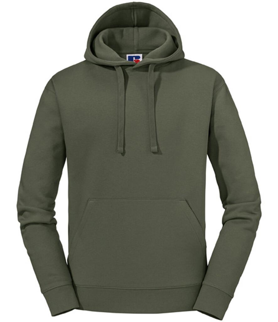265M Russell Authentic Hooded Sweatshirt olive