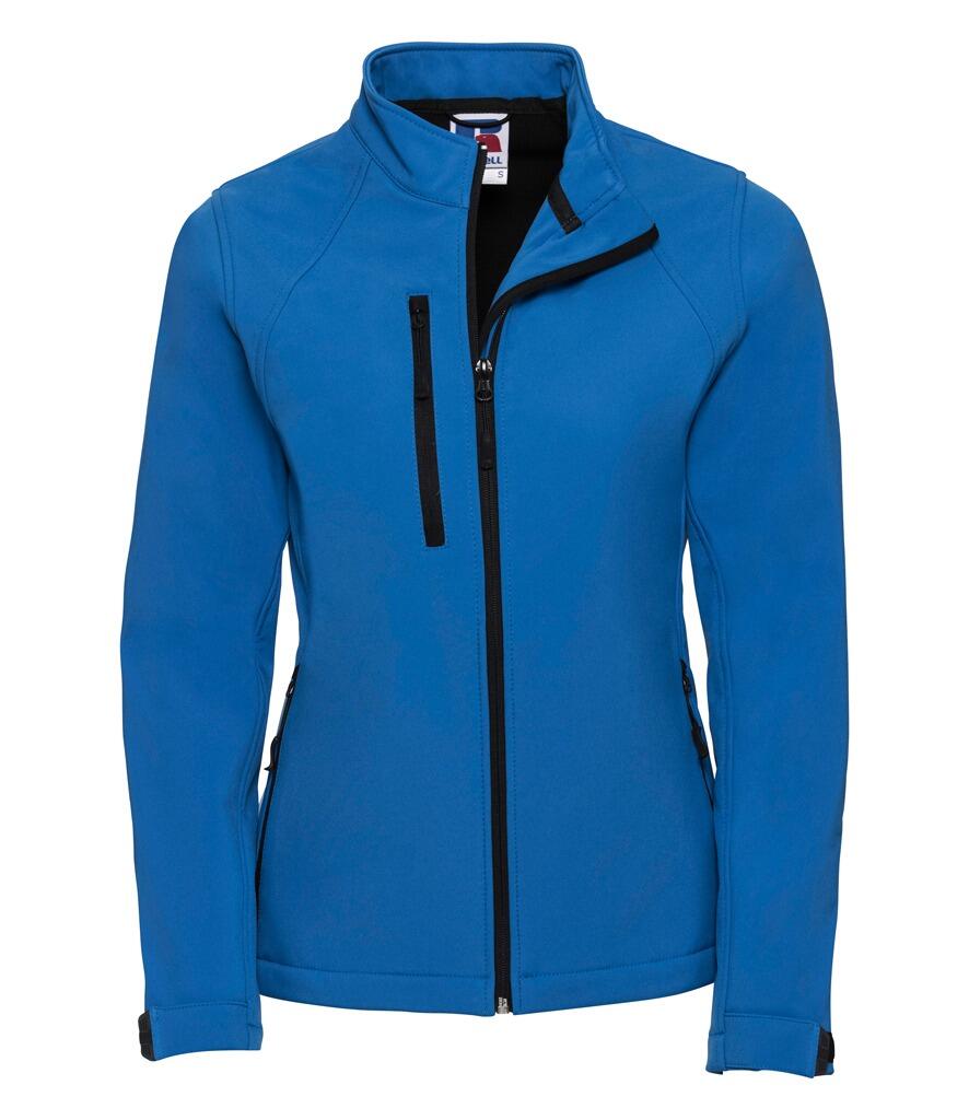 140F Russell Ladies Soft Shell Jacket azure
