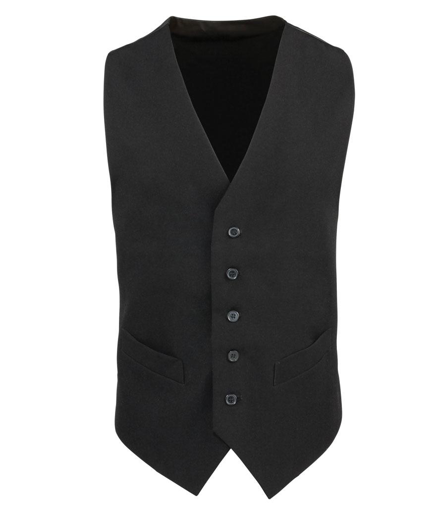 PR622 Premier Lined Waistcoat black