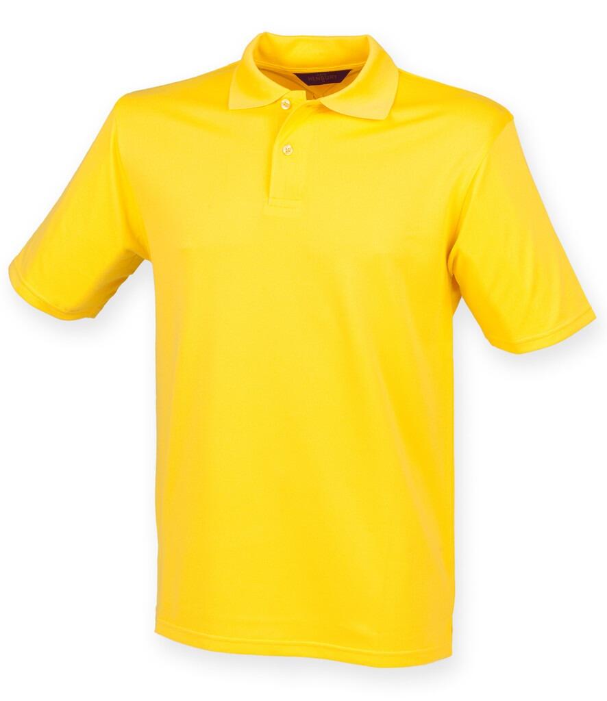 H475 Cool plus Polo Shirt yellow
