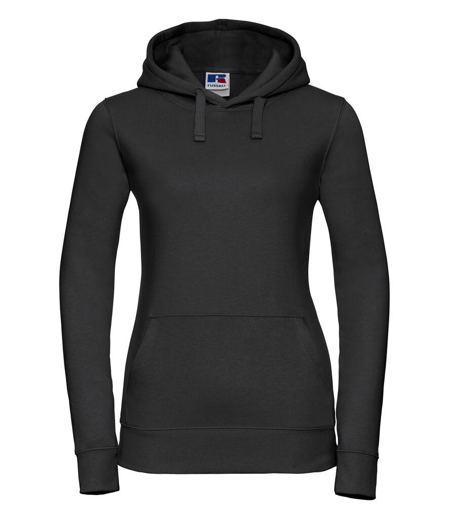 265F Russell Ladies Authentic Hooded Sweatshirt black