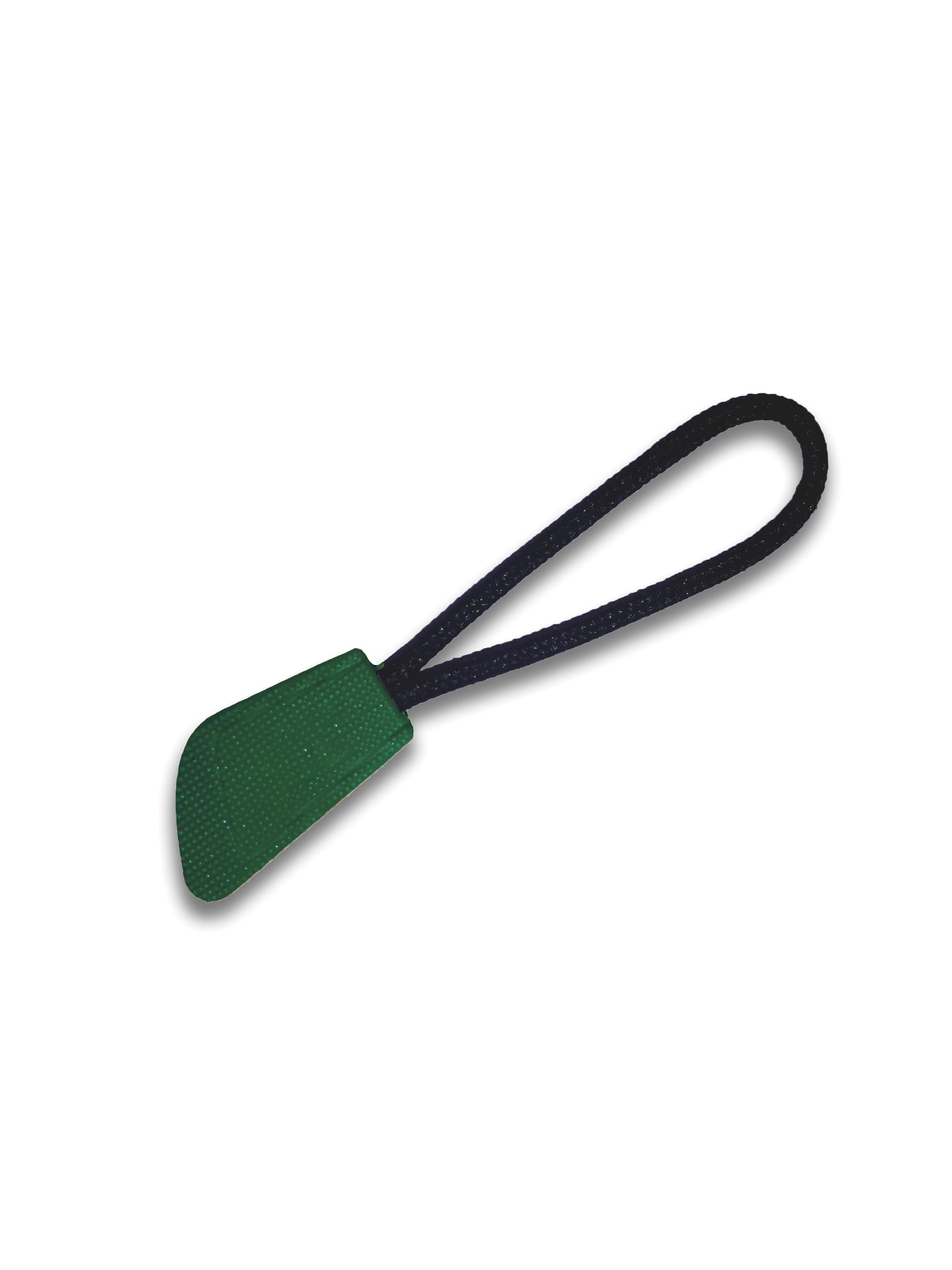 Pack of changeable zip pulls forest green