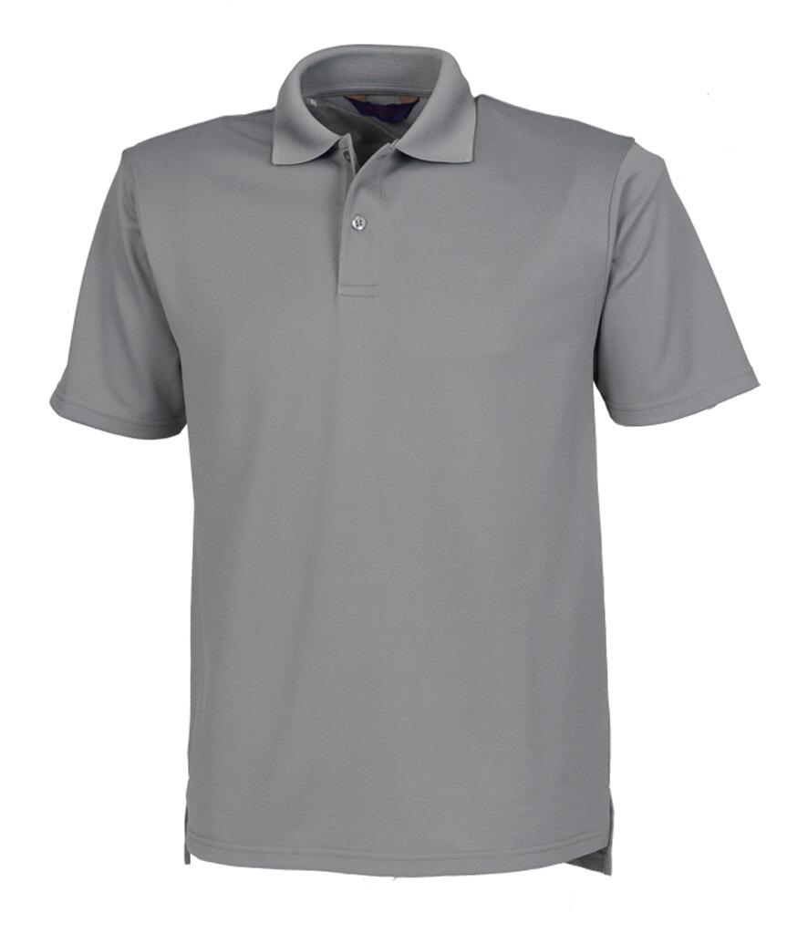 H475 Cool plus Polo Shirt heather grey