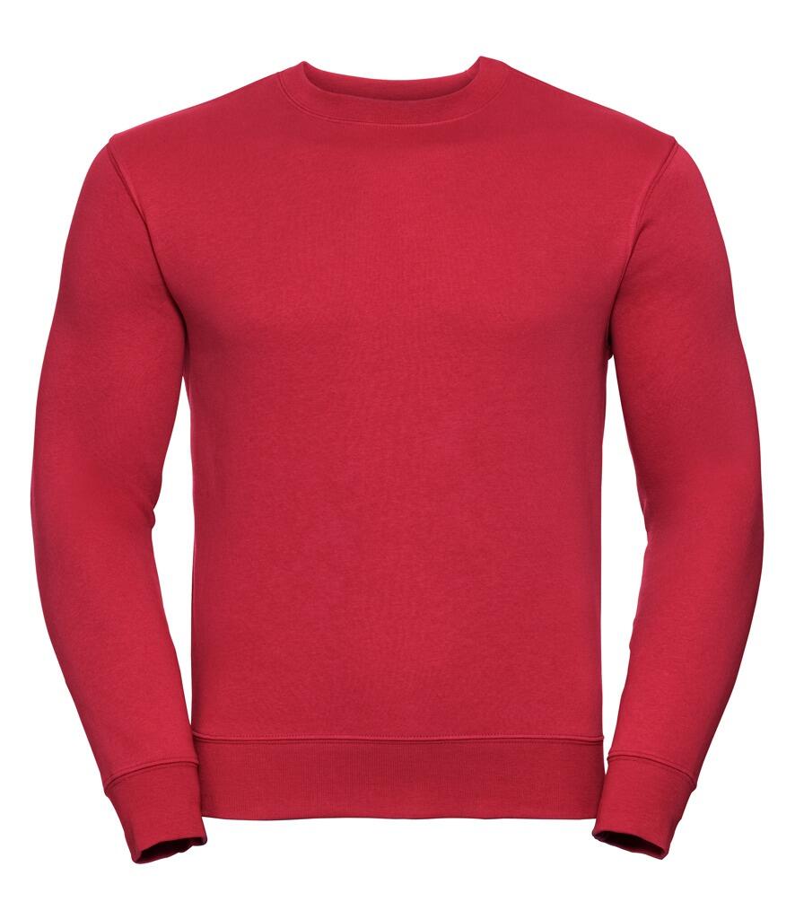 262M Russell Authentic Sweatshirt red