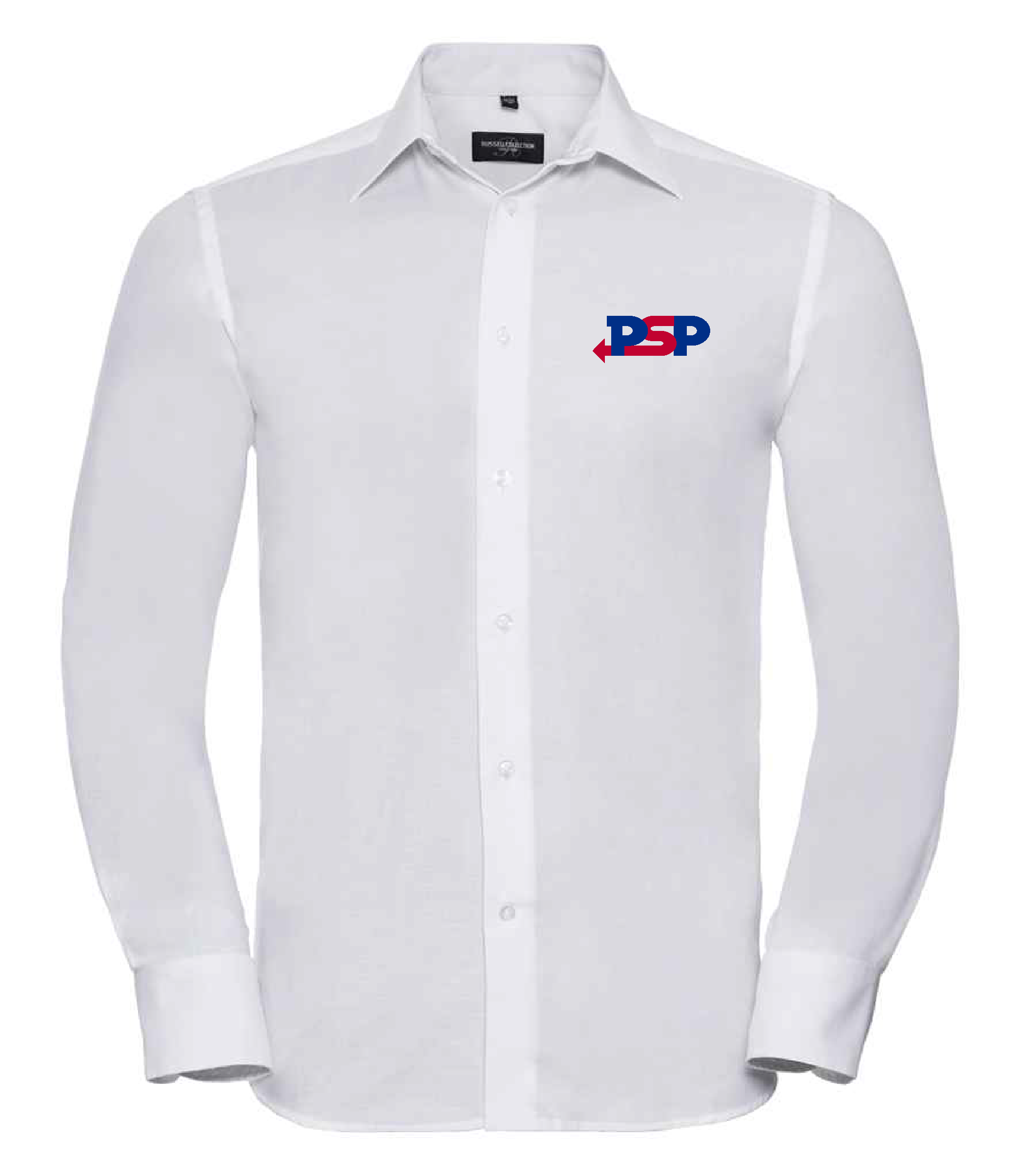 PSP 922M Russell Collection Long Sleeve Tailored Oxford Shirt