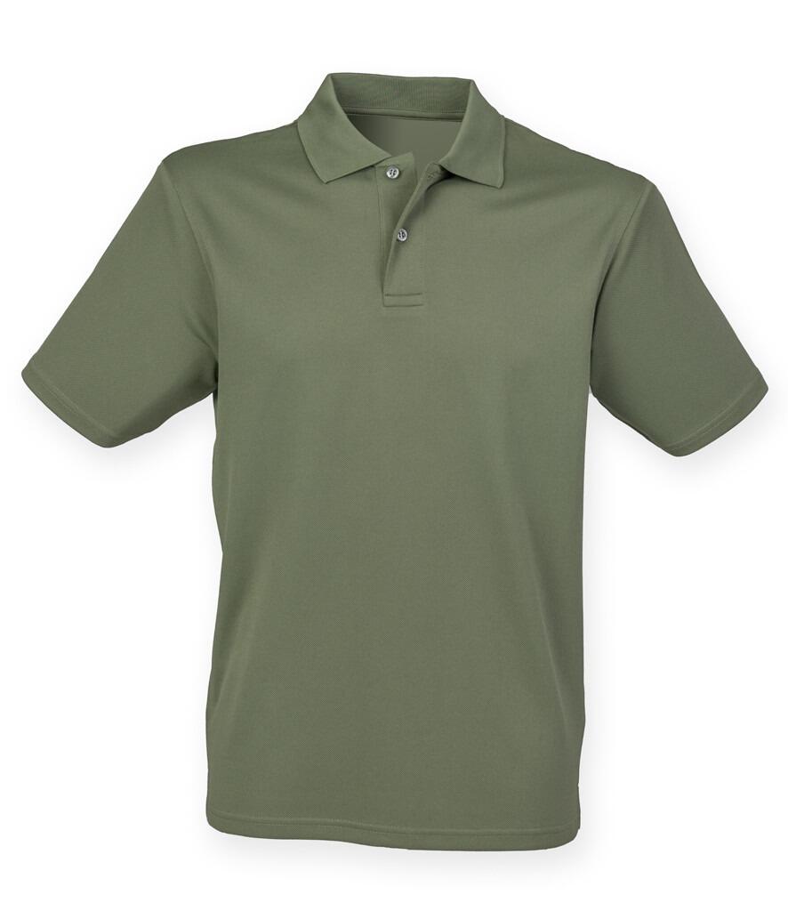 H475 Cool plus Polo Shirt olive green