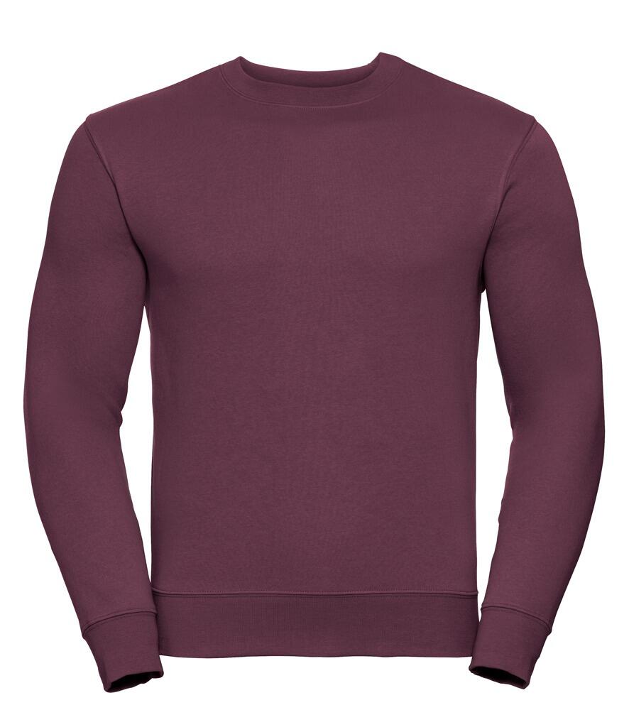 262M Russell Authentic Sweatshirt burgundy