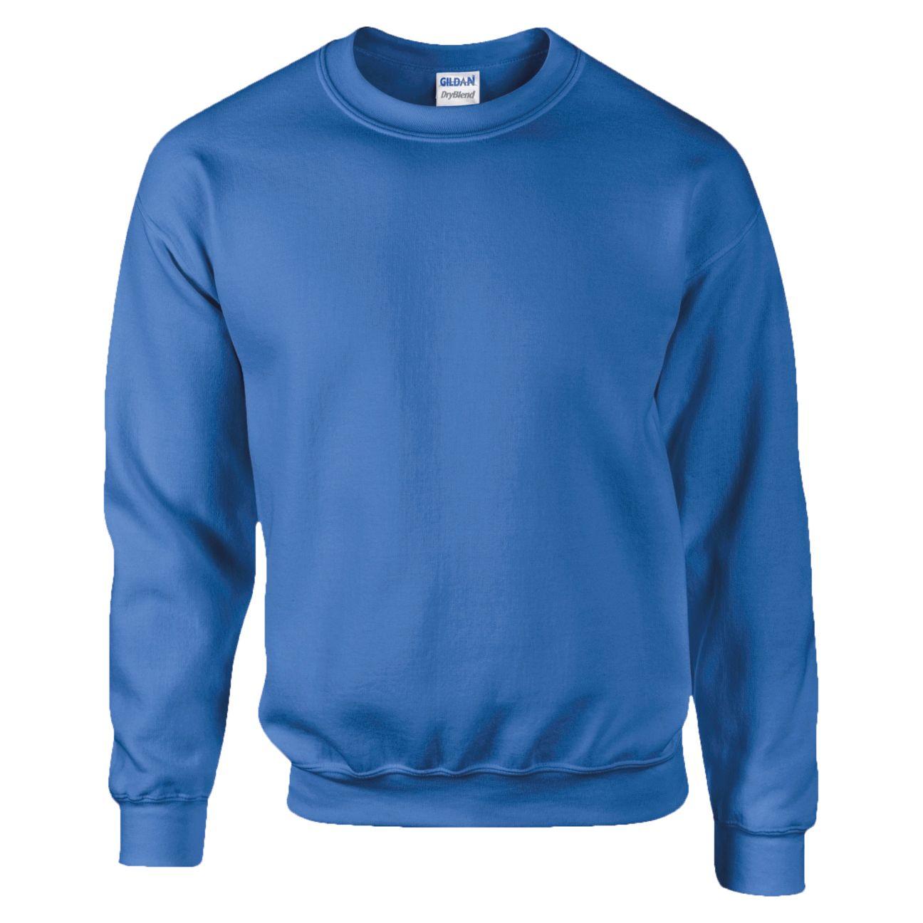 GD52 Gildan DryBlend® SweatshirtL can have your logo embroidered or printed
