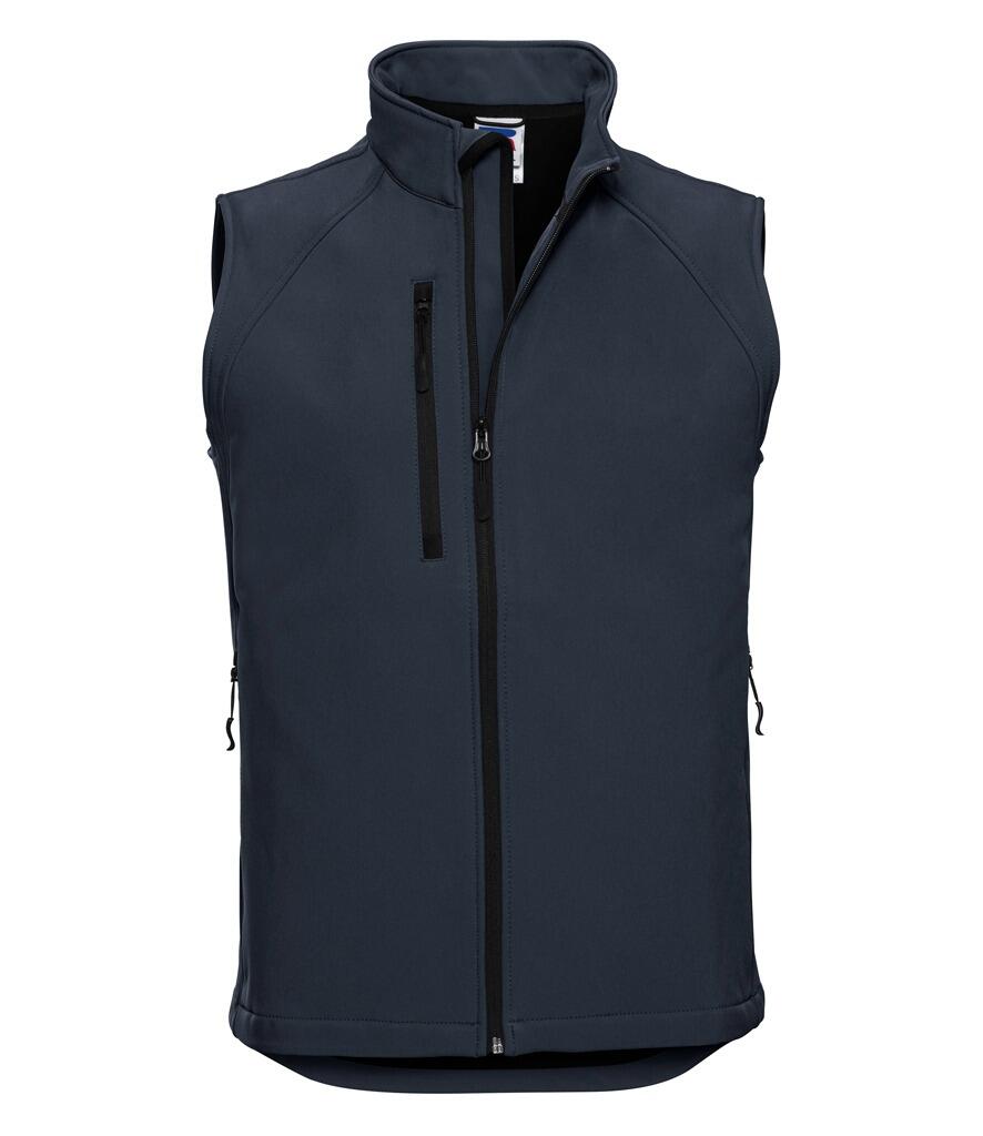 141M Russell Soft Shell Gilet navy