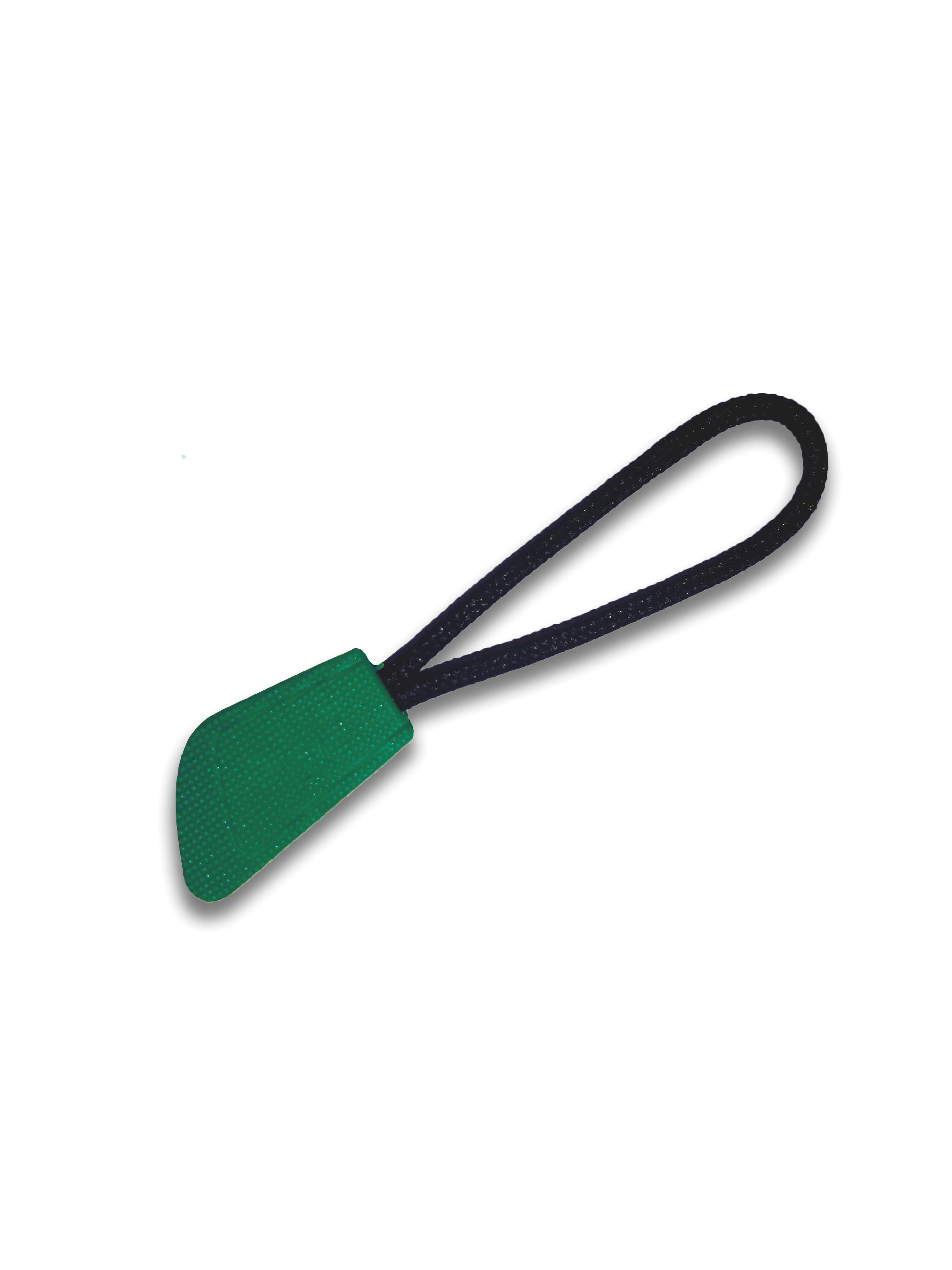 Pack of changeable zip pulls kelly green