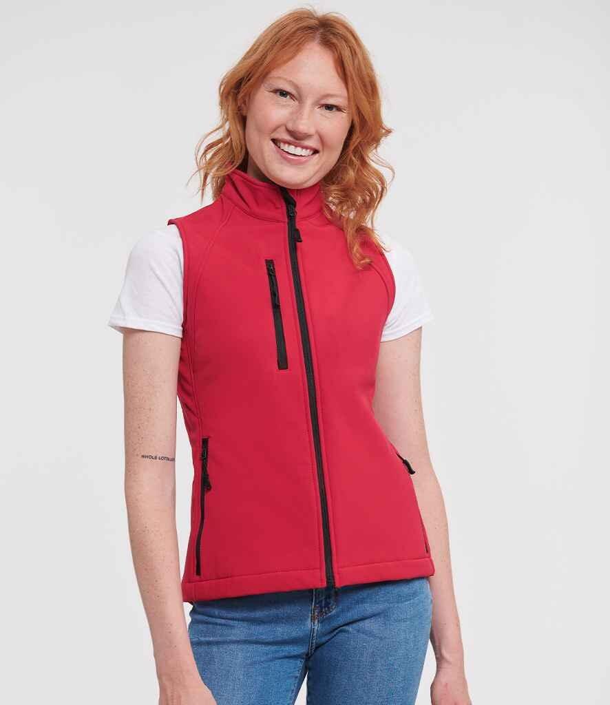 141F Russell Ladies Soft Shell Gilet
