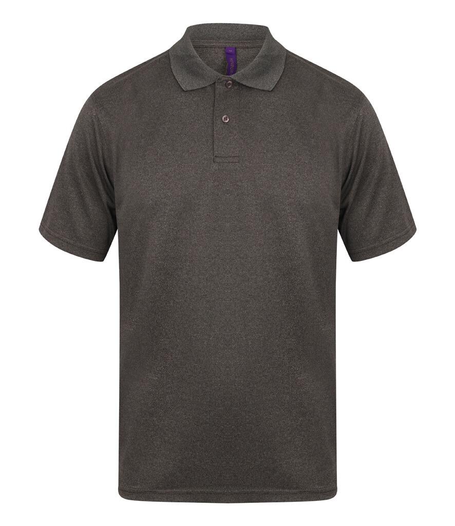 H475 Cool plus Polo Shirt heather charcoal