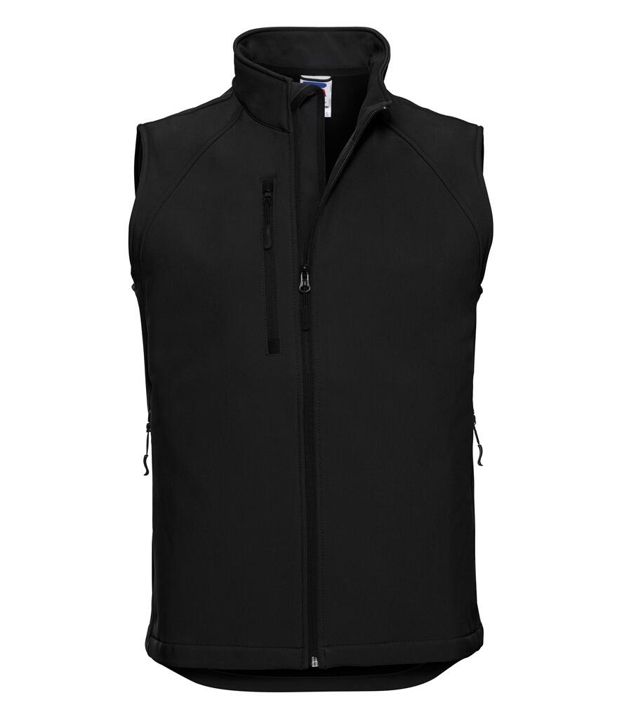 141M Russell Soft Shell Gilet black