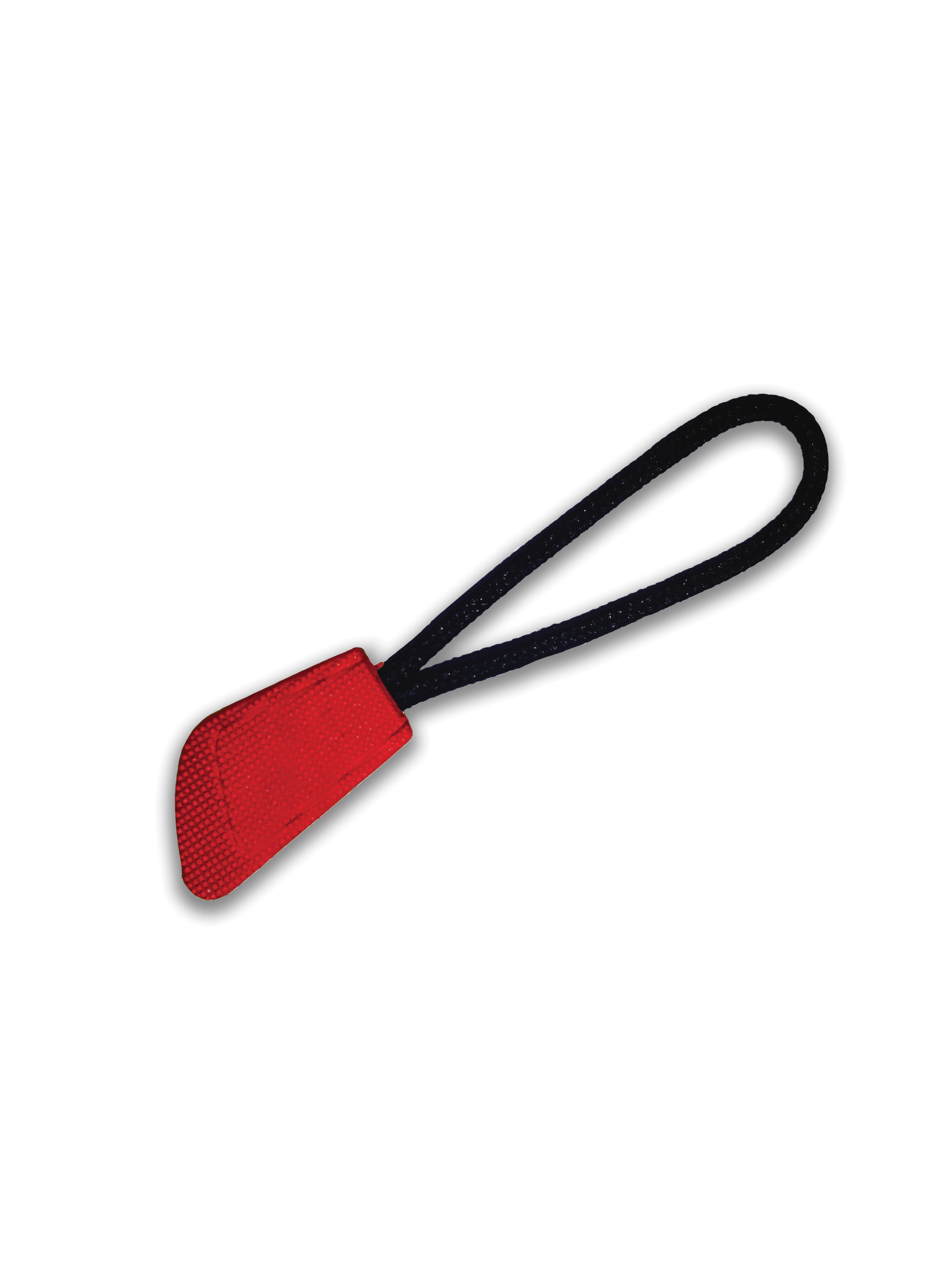 Pack of changeable zip pulls red