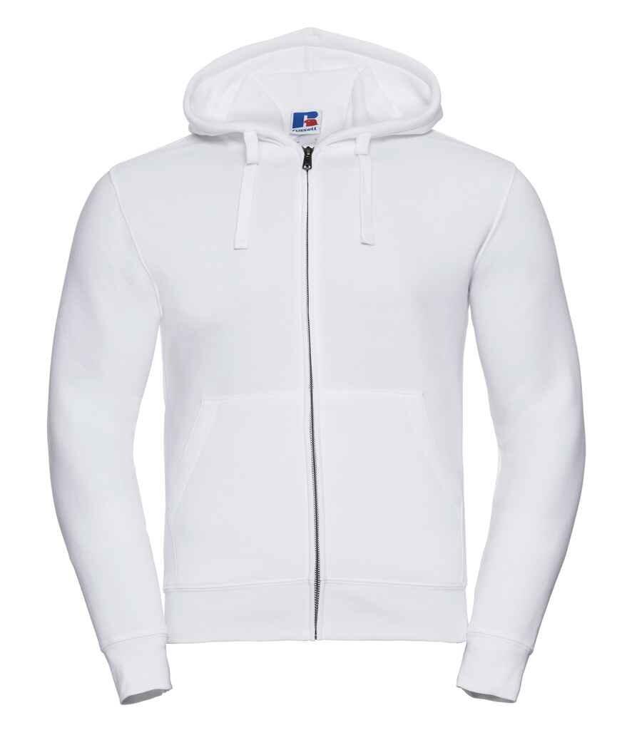 RAFYC - 266M Russell Authentic Zip Hooded Sweatshirt white
