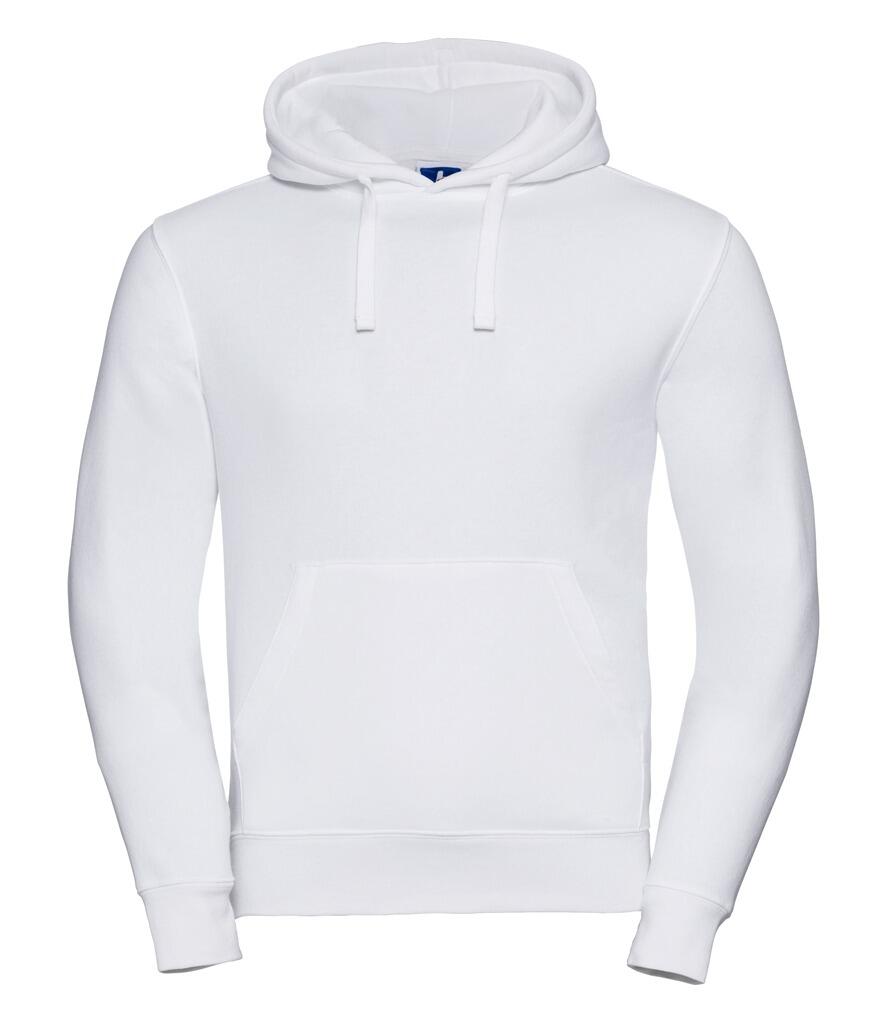 265M Russell Authentic Hooded Sweatshirt white