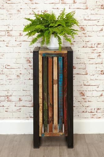 Urban chic tall plant stand/lamp table - crimblefest furniture - image 1