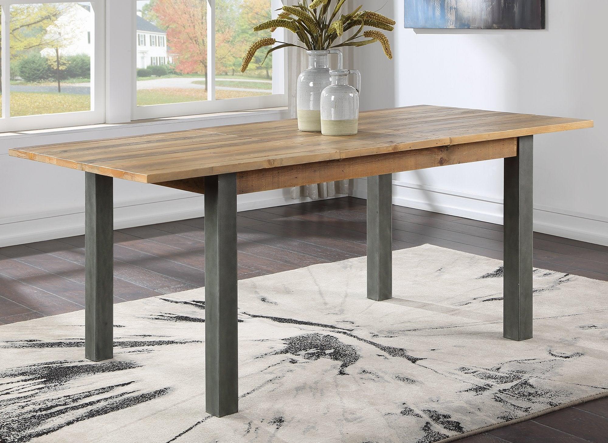 Urban elegance - reclaimed extending dining table - crimblefest furniture - image 4