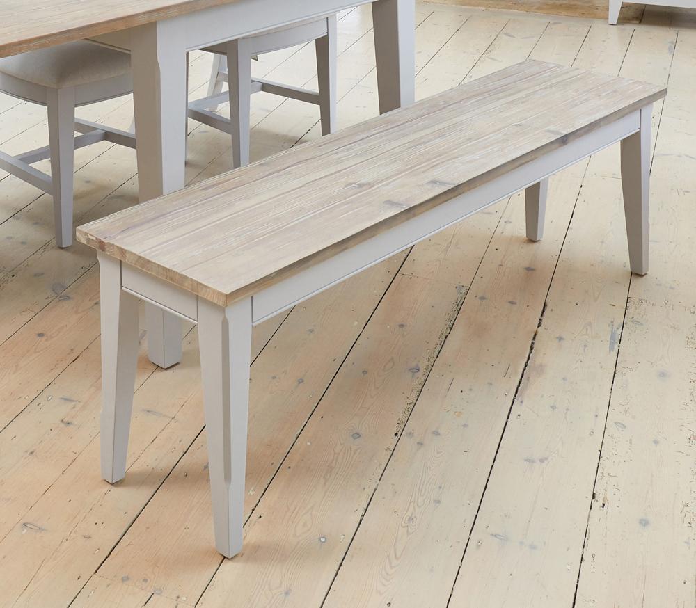 Signature grey dining bench 150cm width - crimblefest furniture - image 1