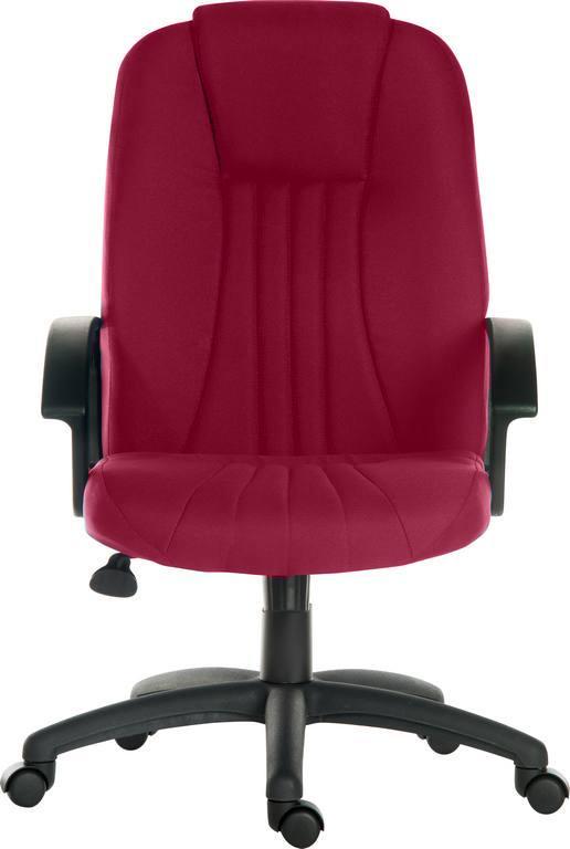 City fabric office chair (burgundy) - image 2