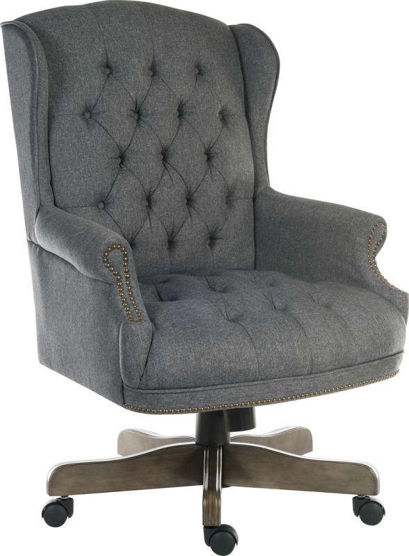 Chairman grey office chair - crimblefest furniture - image 1