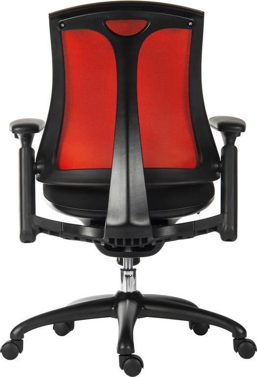 Rapport mesh executive office chair red - crimblefest furniture - image 8