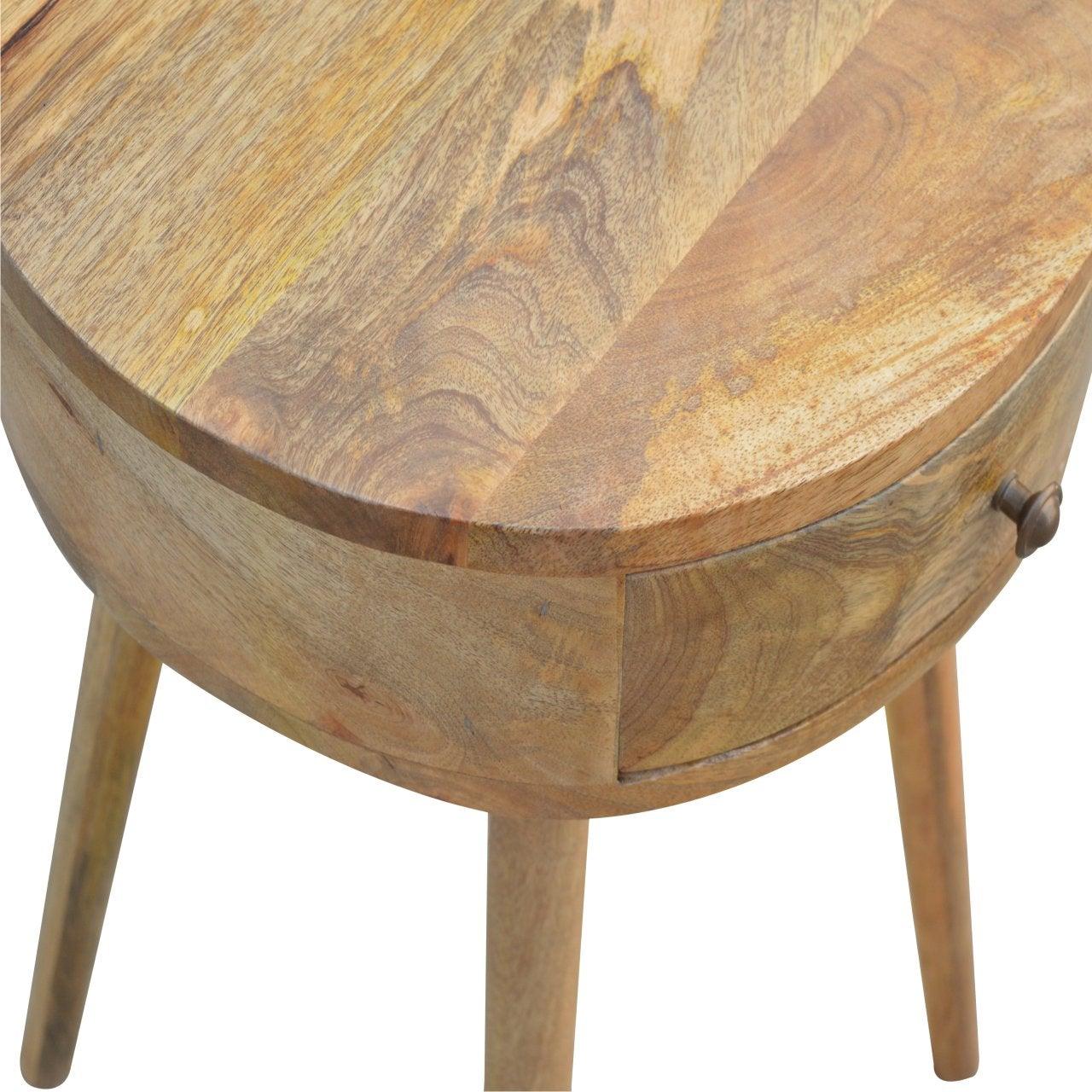 Nordic circular shaped bedside table - crimblefest furniture - image 5