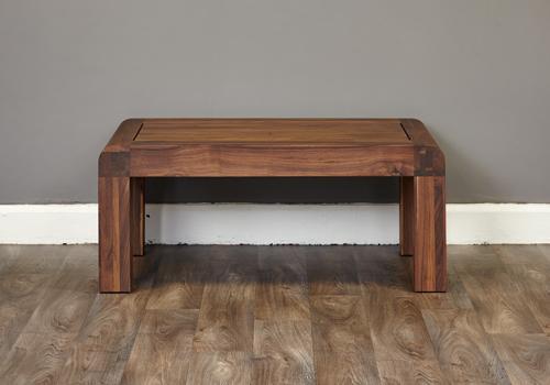 Shiro walnut medium open coffee table - crimblefest furniture - image 3