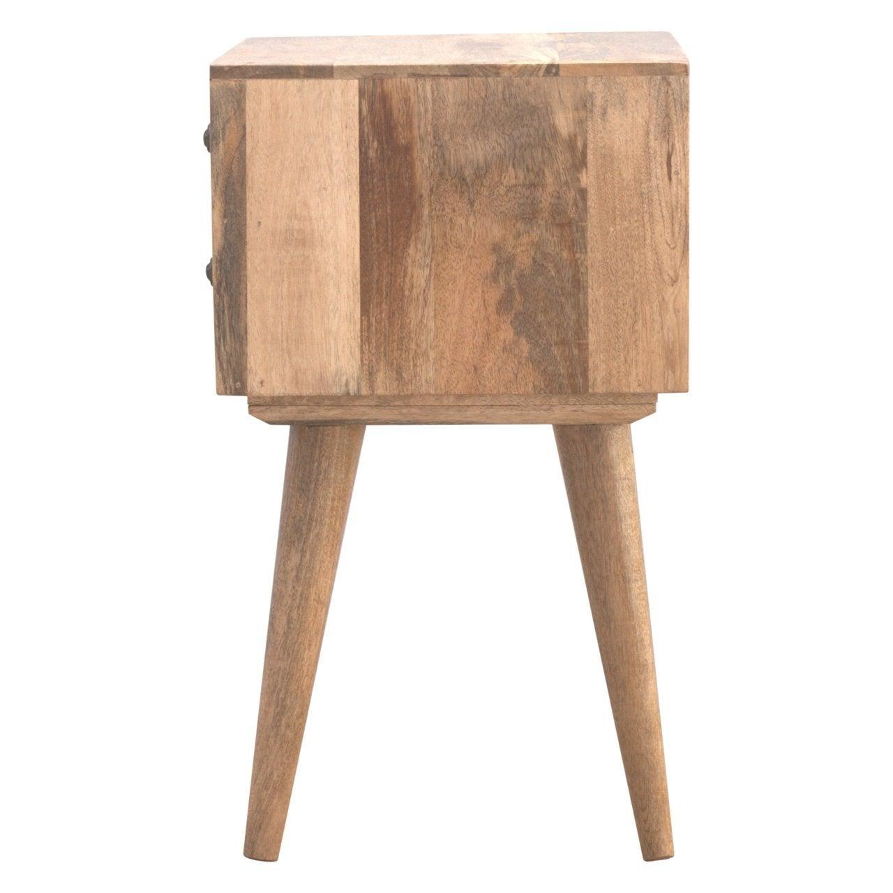 Modern solid wood bedside table - crimblefest furniture - image 9