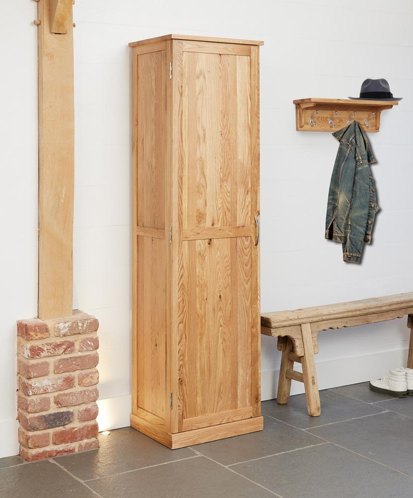 Mobel oak tall shoe cupboard - crimblefest furniture - image 2