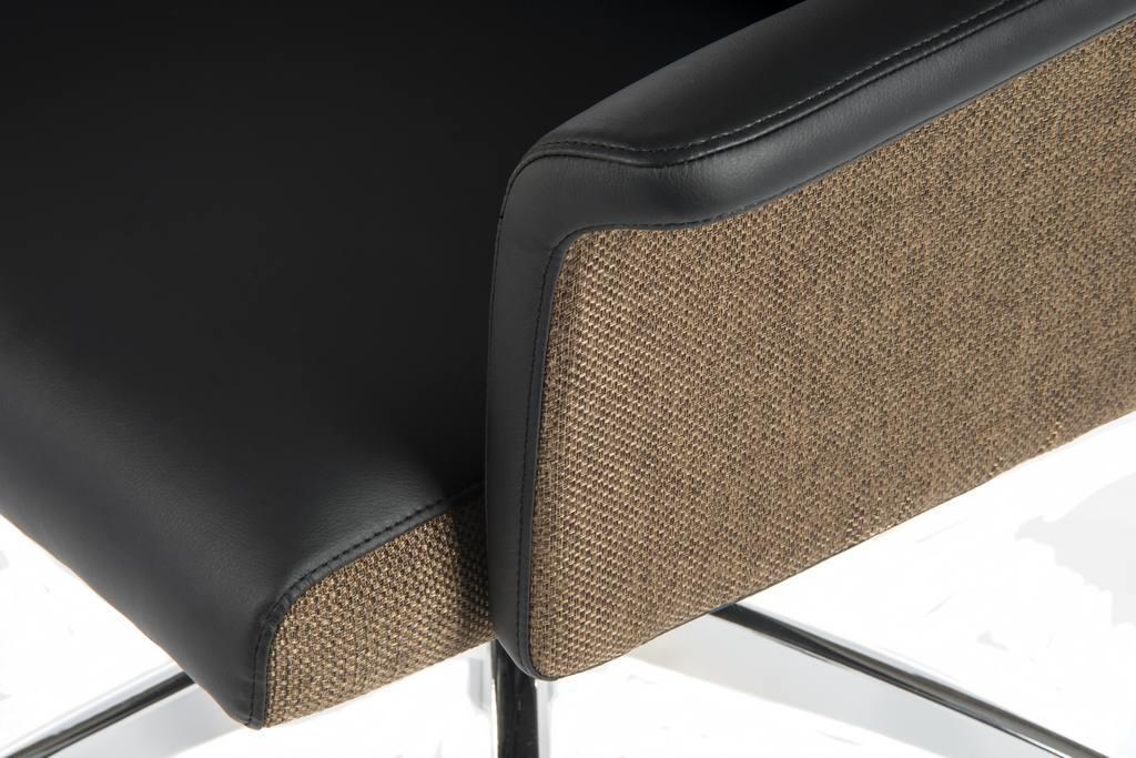 Elegance medium back black office chair - image 3