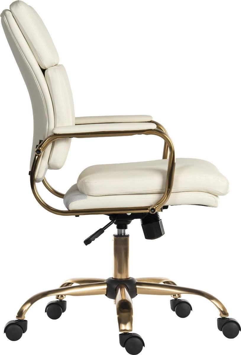 Vintage office chair white - crimblefest furniture - image 2