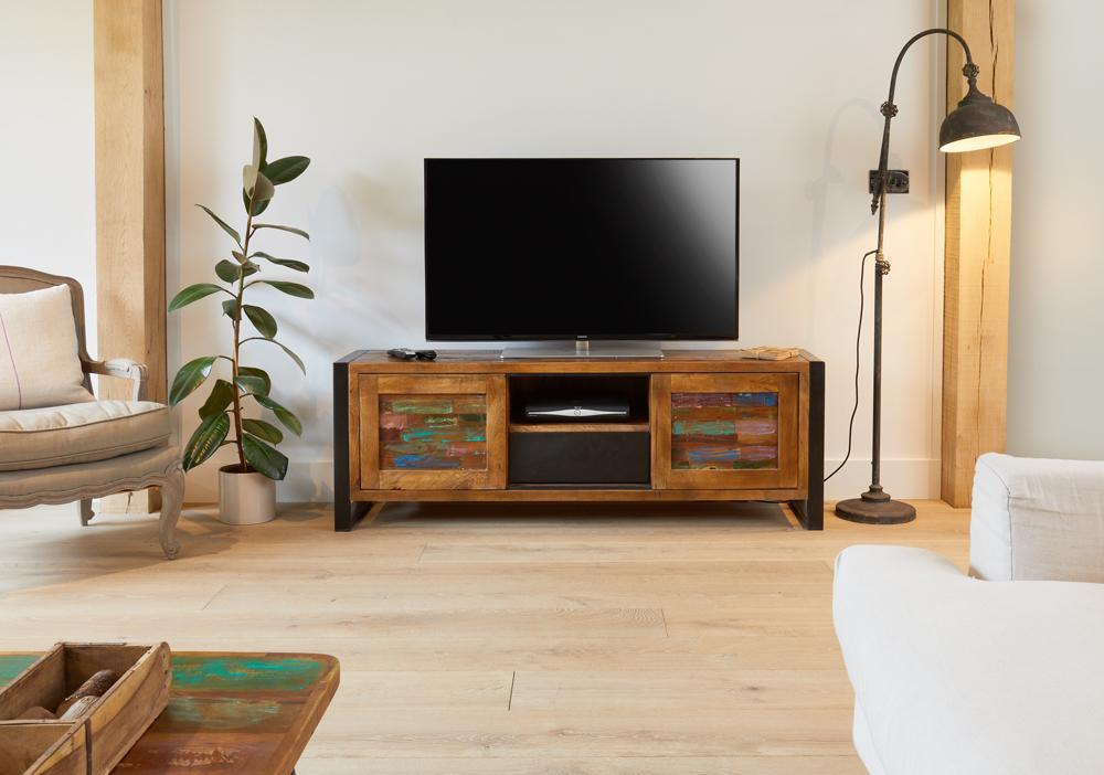 Urban chic widescreen television cabinet - crimblefest furniture - image 3
