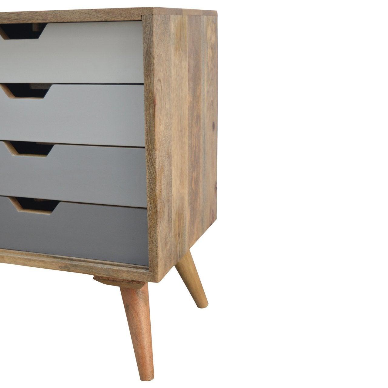 Nordic sliding cabinet with 4 drawers - crimblefest furniture - image 8