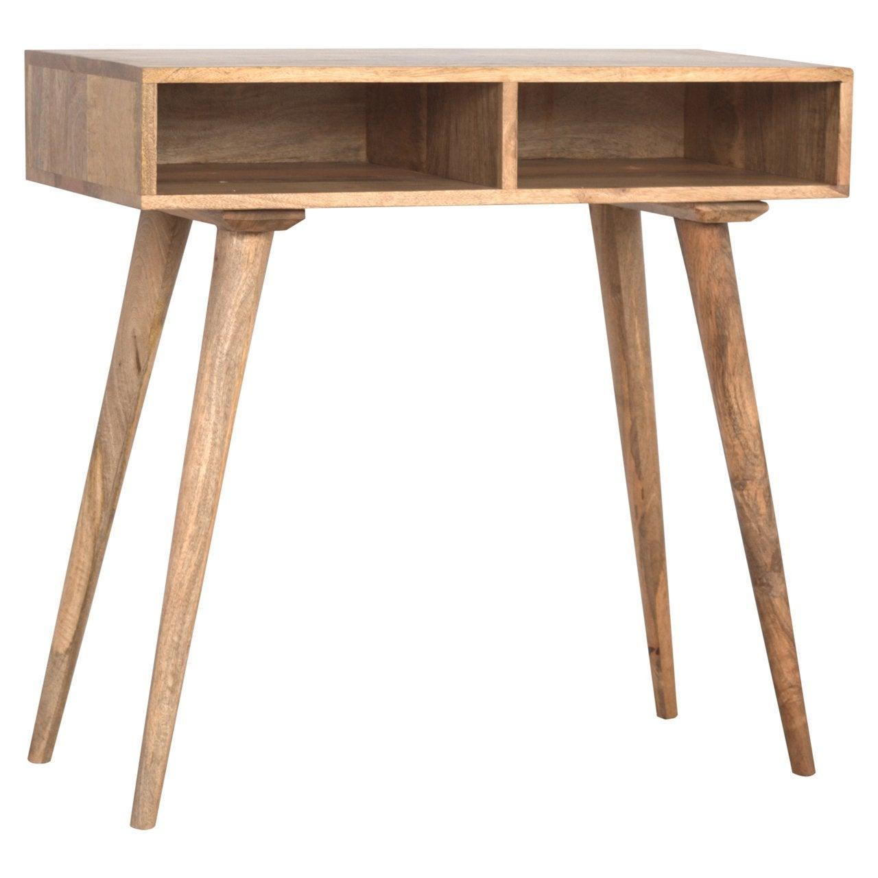 Nordic style open shelf writing desk - crimblefest furniture - image 4