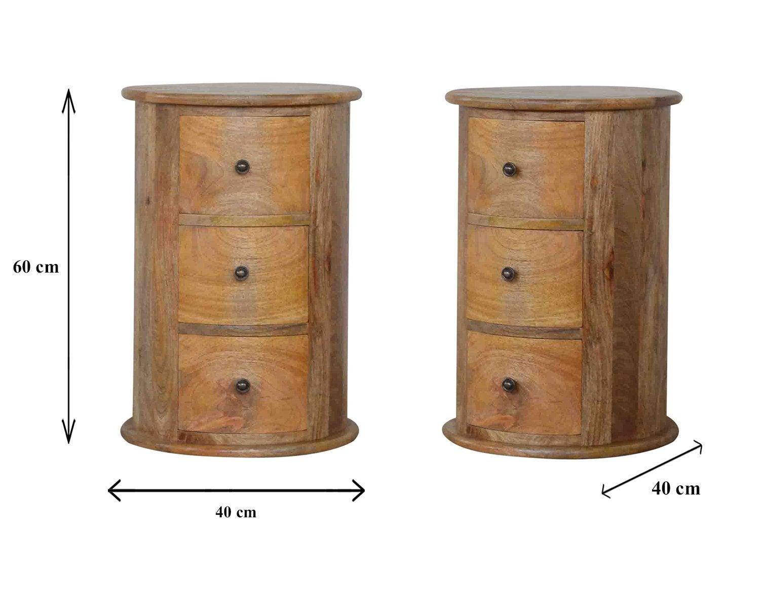3 drawer drum chest - crimblefest furniture - image 13