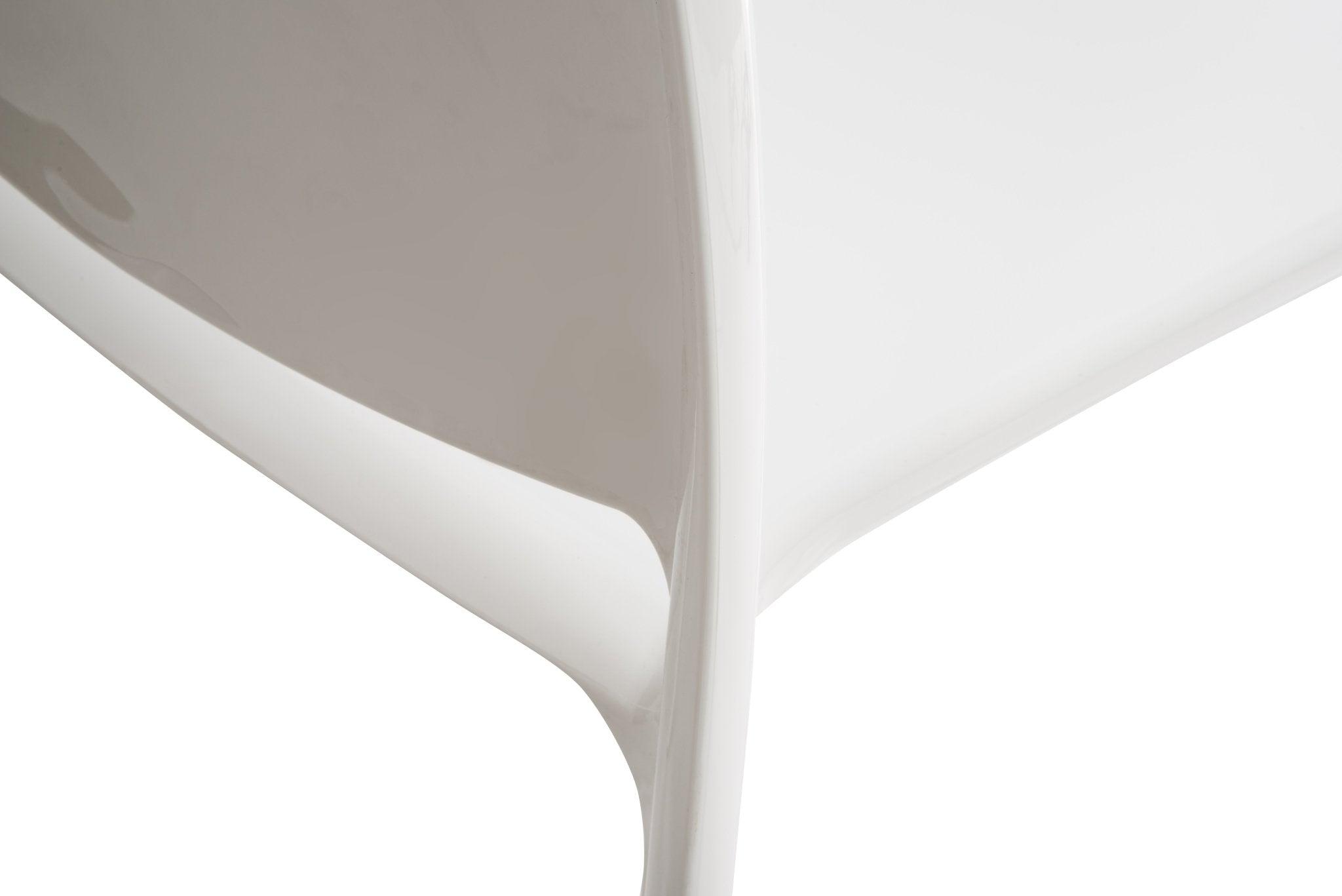 Clarity dining room chair (white) pack of 4 - crimblefest furniture - image 4